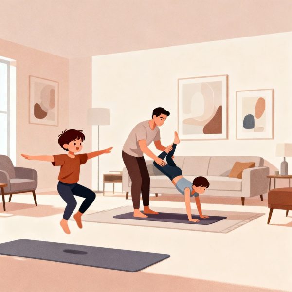 Przewodnik po domowym treningu dla rodziny